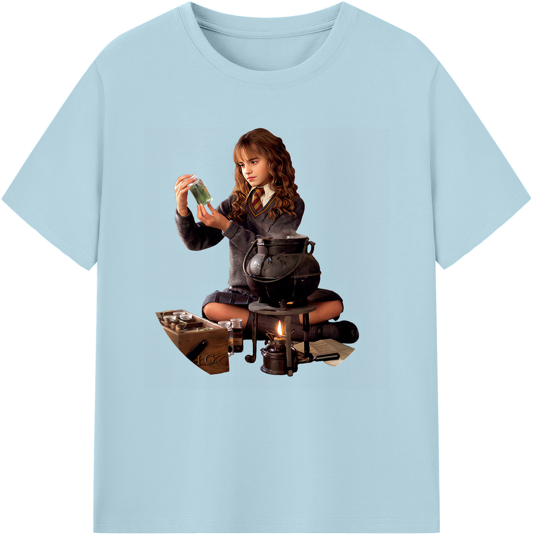 （画像用） Harry Potter ハリー・ポッターシリーズ 綿100％半袖Tシャツ（フロントプリント）